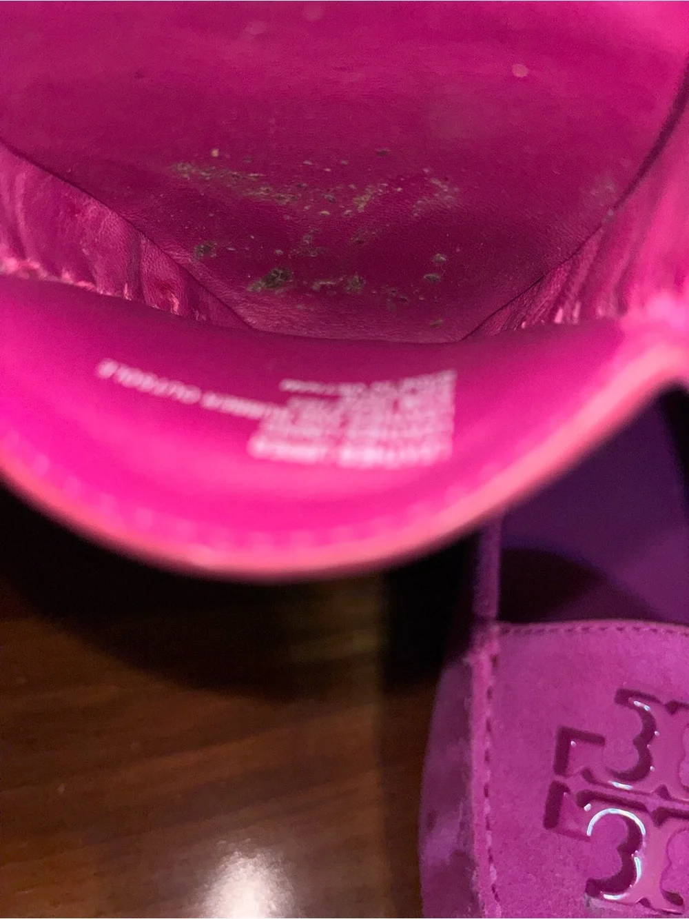 Tory Burch Hot Pink Suede Driving Loafers